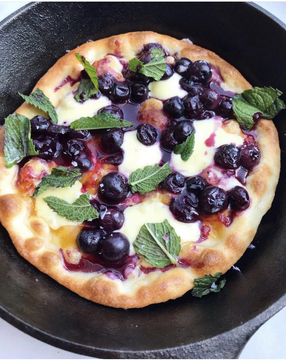 Blueberry Brie Pizza