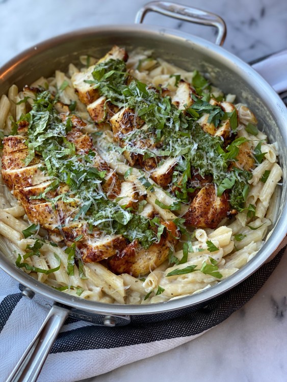 Pesto Chicken Alfredo Chef Allie's Kitchen