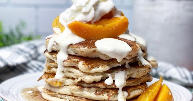 Peaches & Cream Pancakes