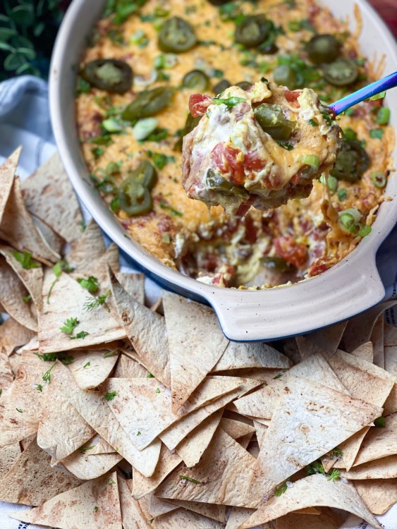 Cheesy & Spicy Bean Dip Chef Allie's Kitchen