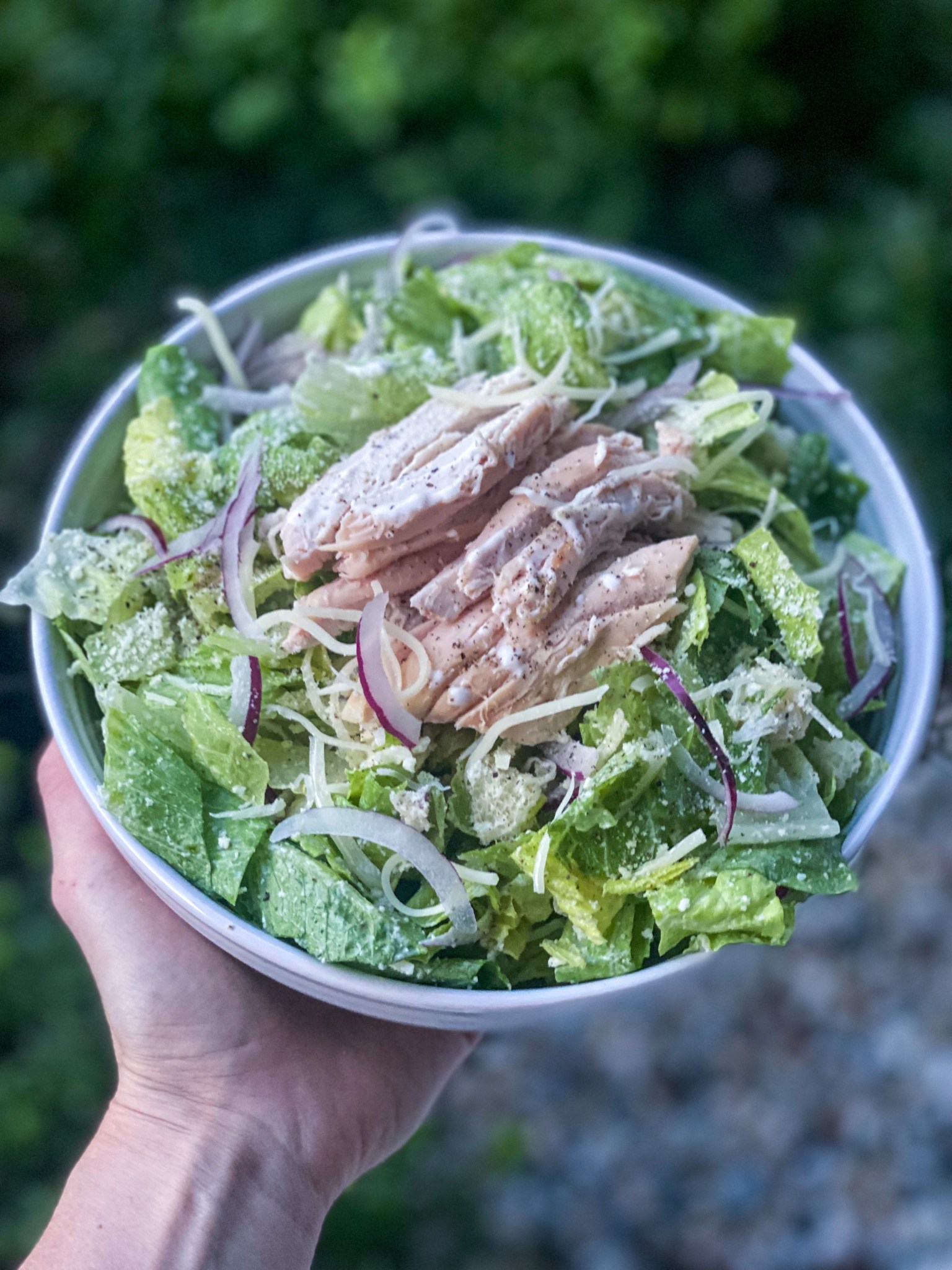 Chicken Caesar Salad Pizza