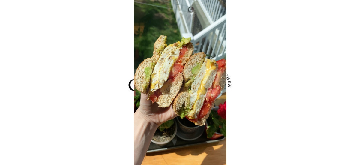 California Breakfast Bagel Sandwich
