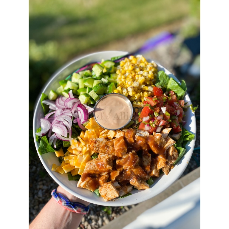 BBQ Grilled Chicken Salad Chef Allie's Kitchen