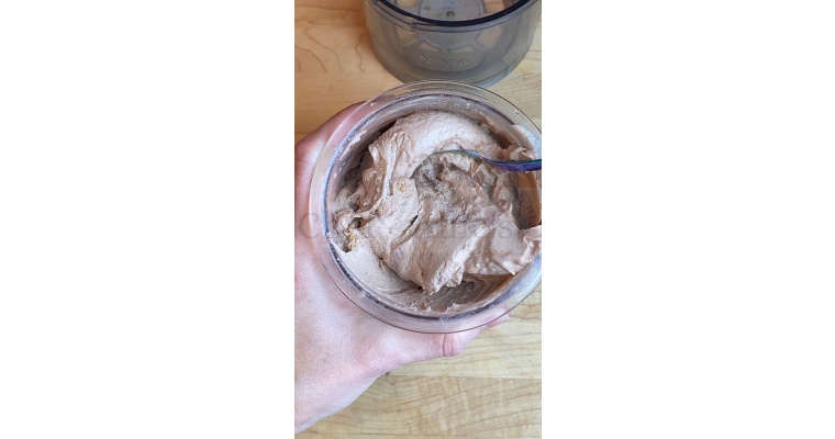 Chocolate Toasted Coconut Protein Ice Cream