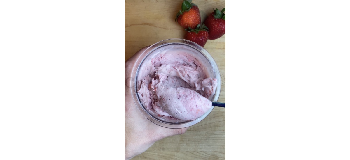 Strawberry Protein Ice Cream