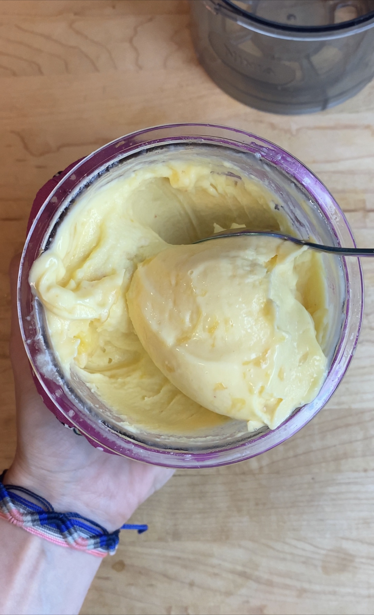 Peaches N’ Cream Protein Ice Cream