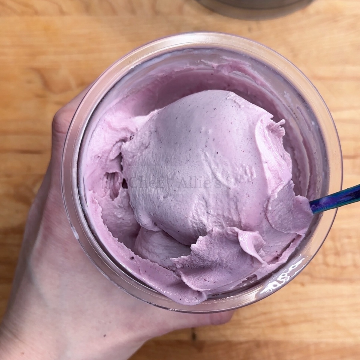 Berry Cottage Cheese Protein Ice Cream Chef Allie's Kitchen