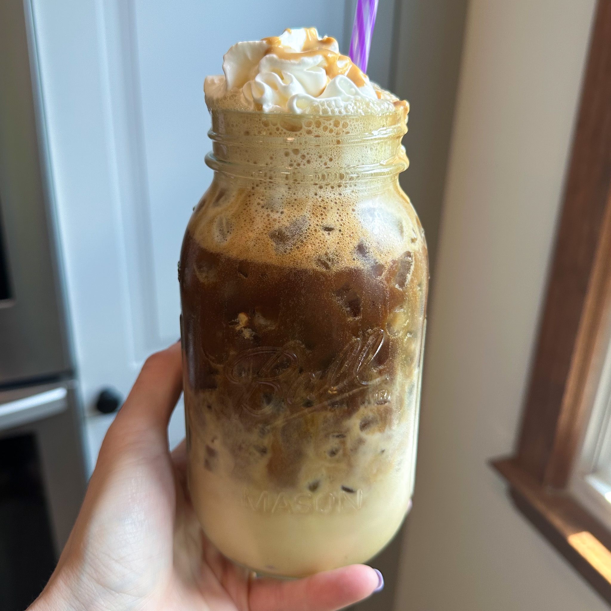 Peanut Butter Cup Iced Latte