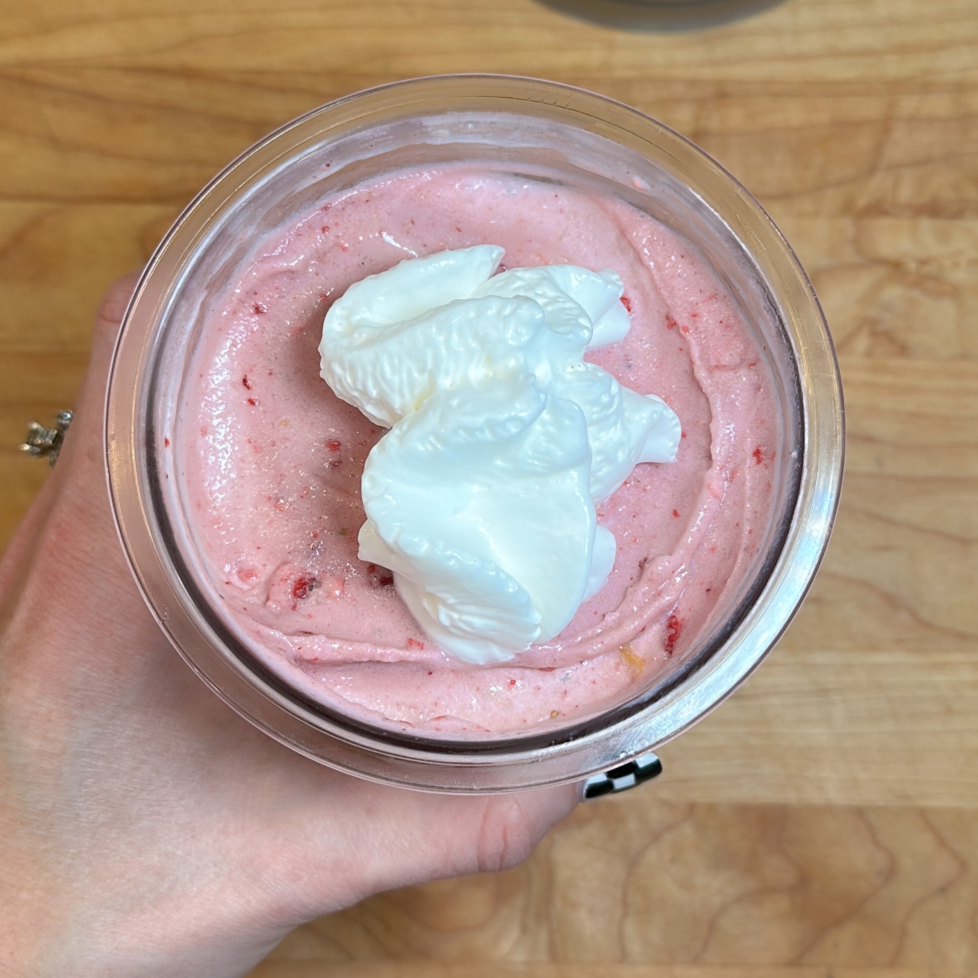 Strawberry Shortcake Protein Ice Cream