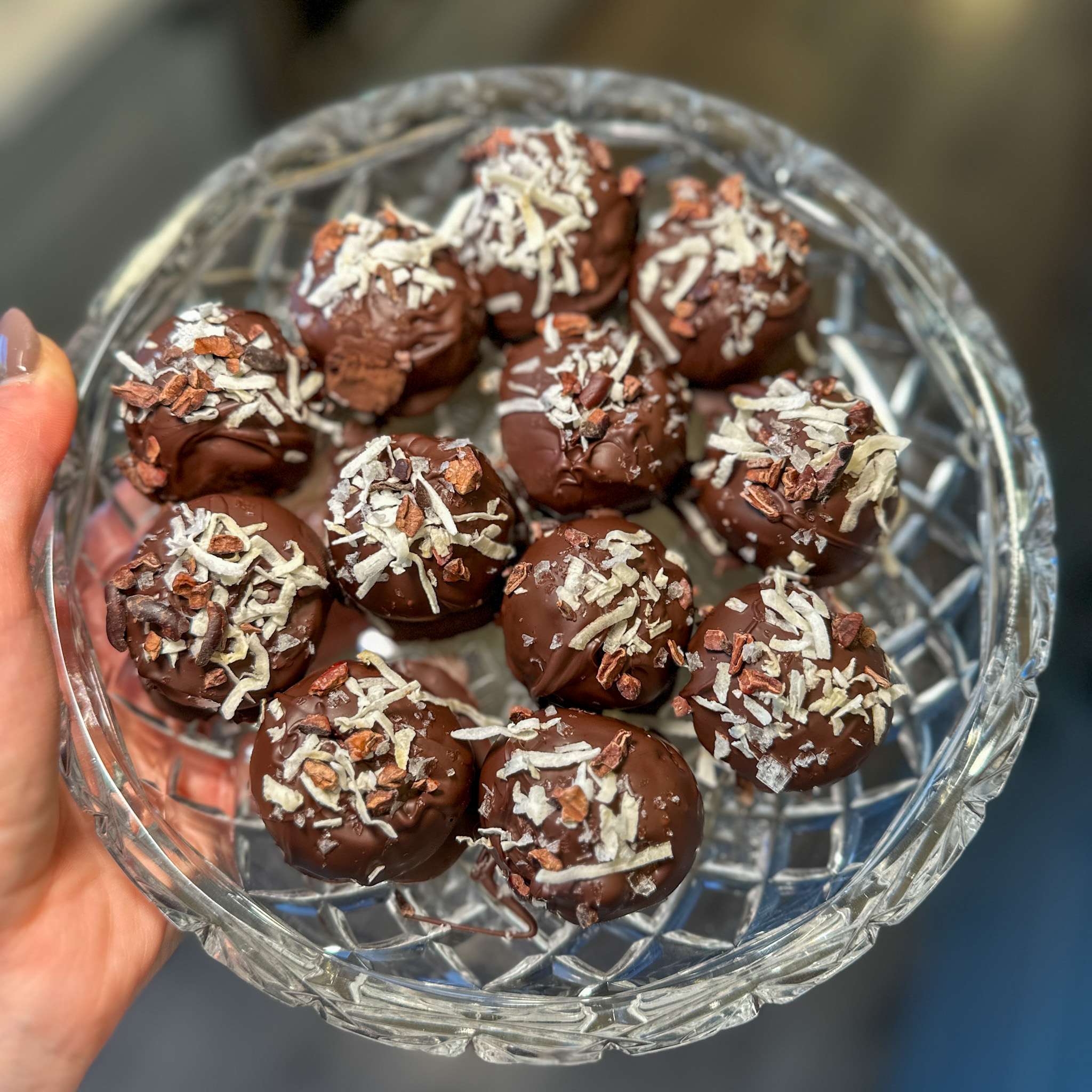 Chocolate Brownie Date Balls