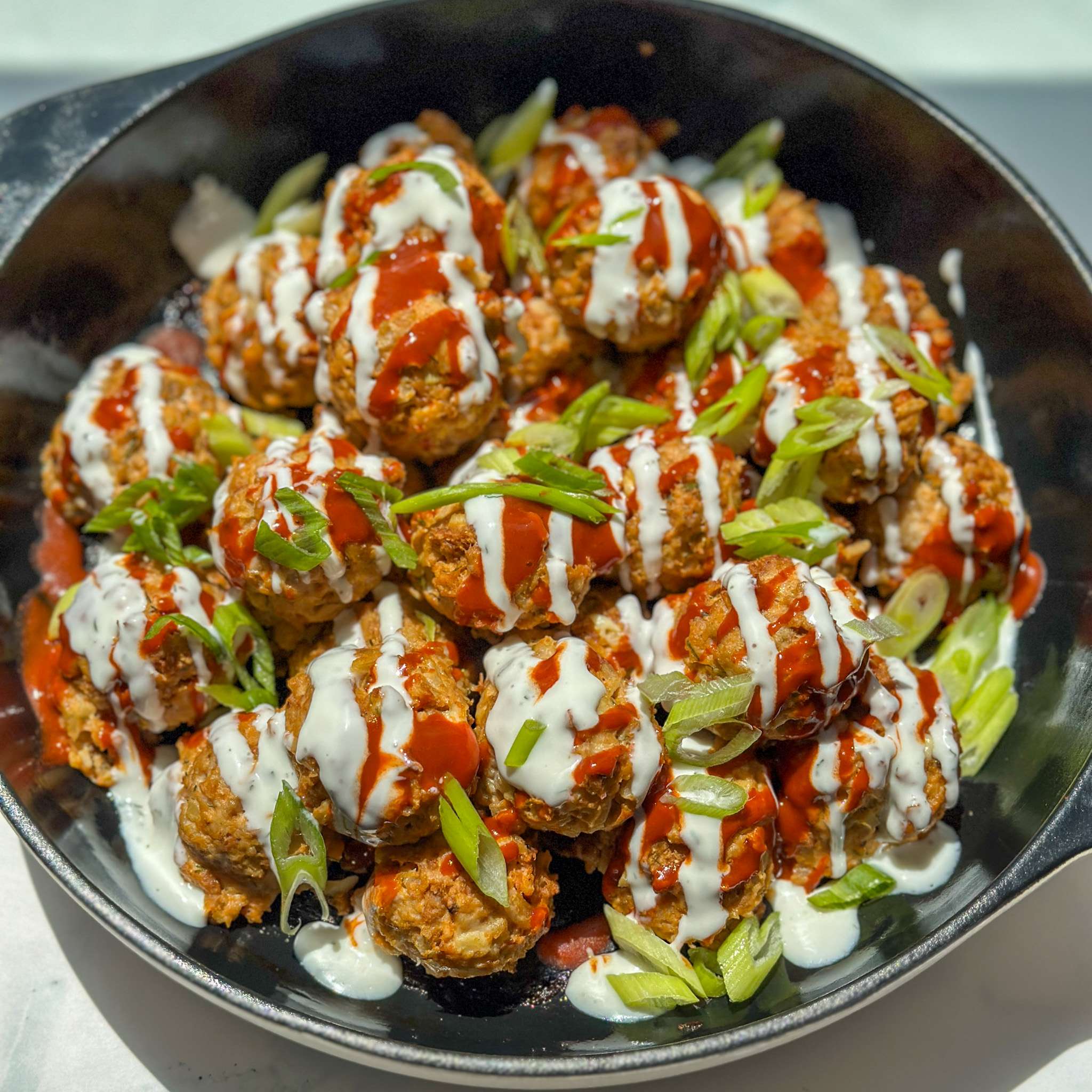 Buffalo Chicken Meatballs