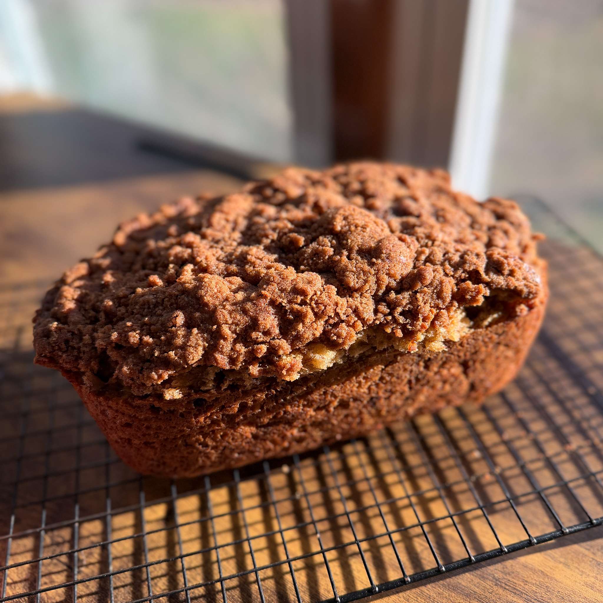 Brown Butter Banana Coffee Cake Loaf