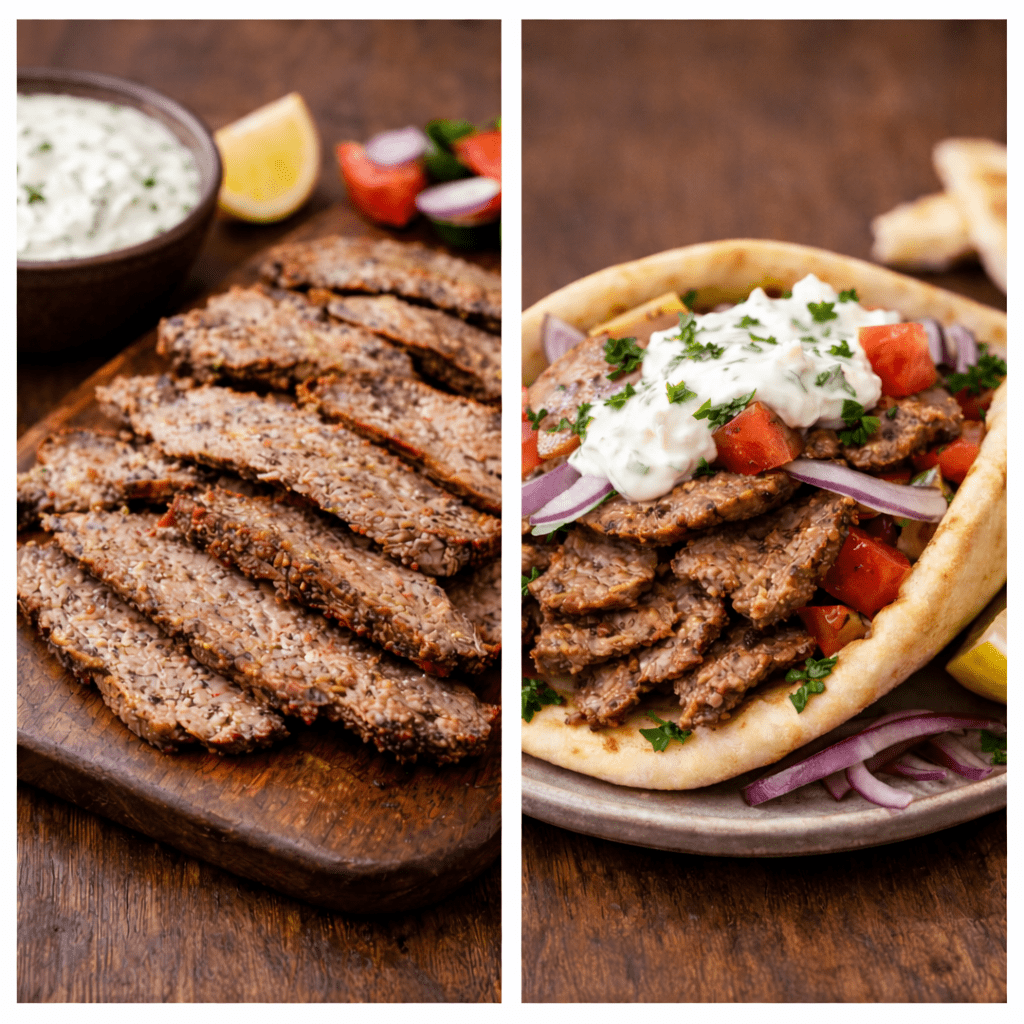 Homemade Doner Kebab Gyro Meat