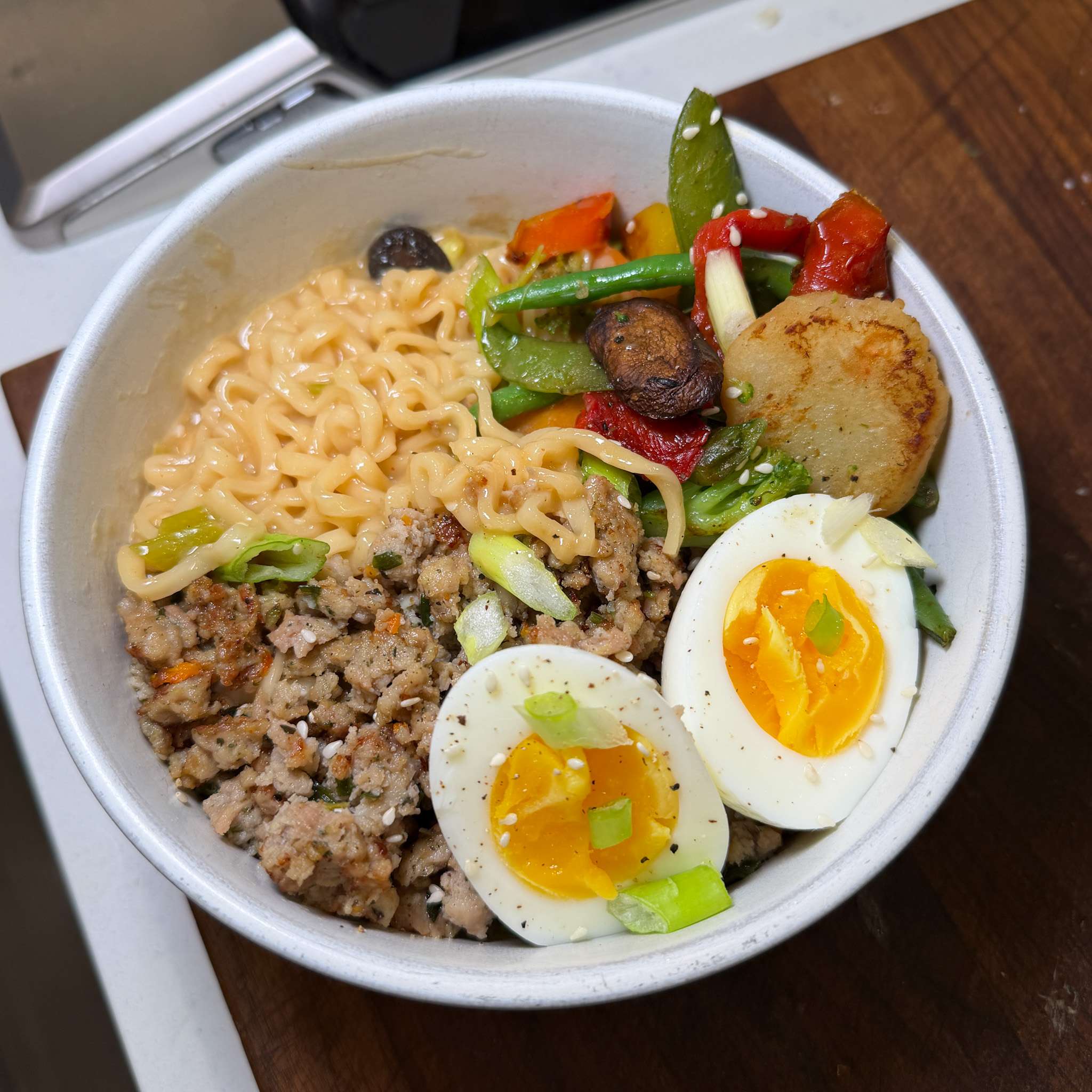 ๐ Creamy High Protein Ramen Bowl