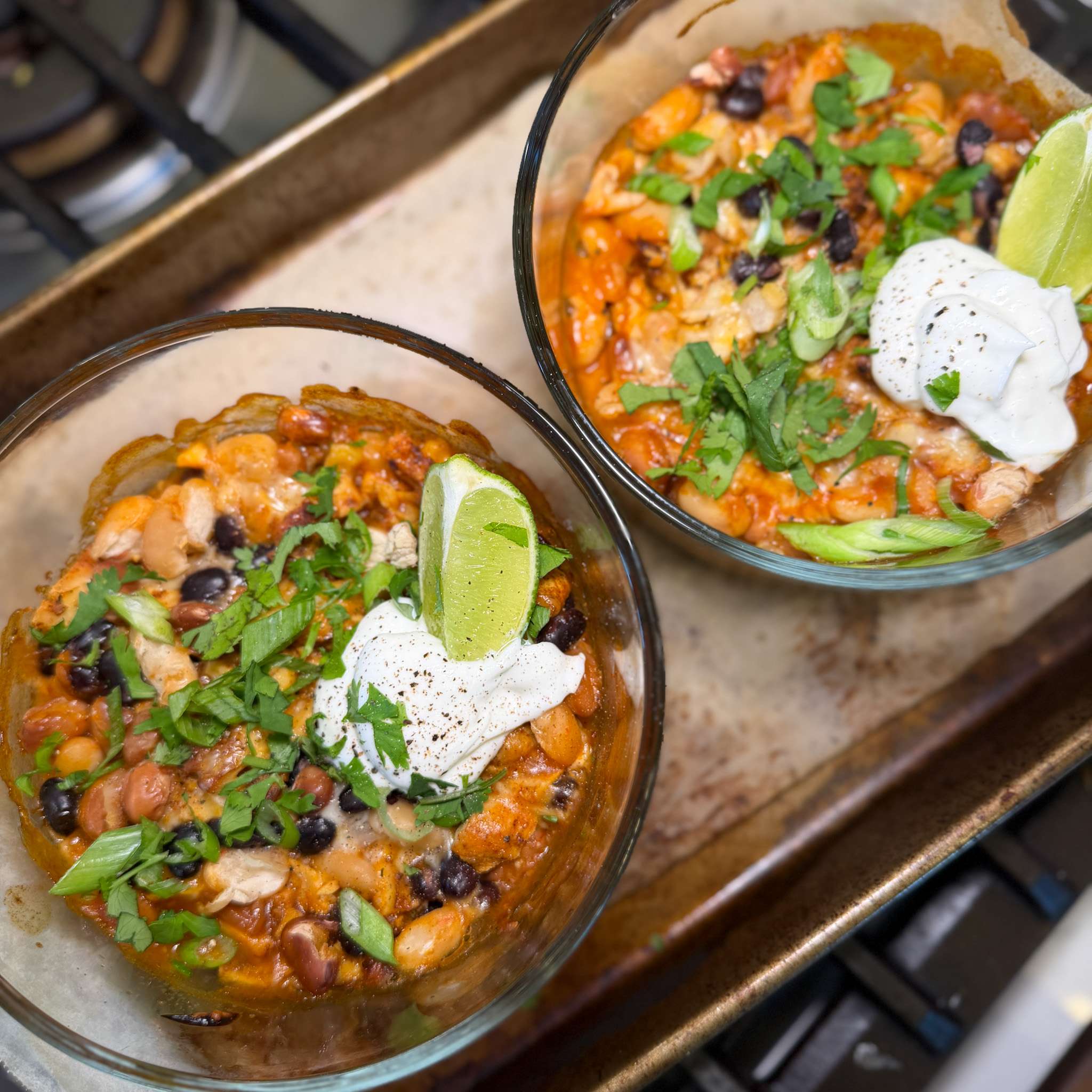 🌮 High Protein Enchilada Chicken Meal Prep